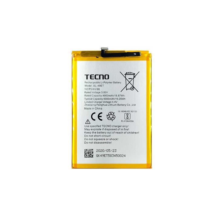 باتری گوشی تکنو Tecno Pouvoir 3 Air با کد فنی BL-49ET